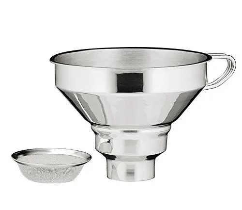 Produktbild: Küchenprofi Marmeladentrichter mit Siebeinsatz, Silber
