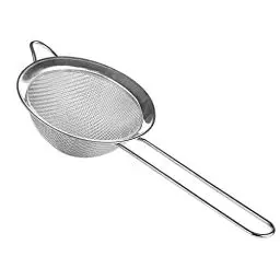 Produktbild: Wellehomi Küchensieb 12cm Hochwertig Edelstahl Sieb Feinmaschig Teesieb für Küche Mehl Reis Nudeln Gemüse und Obst Waschen-Langlebige Küchen Zubehör