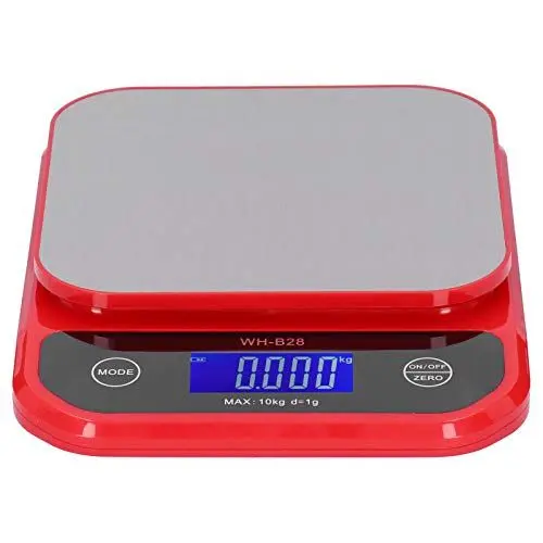 Produktbild: Küchenwaage, WH-B28 Küchenwaage, 10 Kg/1 G LCD-elektronische Digitalwaage, Wiegegerät für den Heimgebrauch, Analytische Waagen für Wissenschaftslabore
