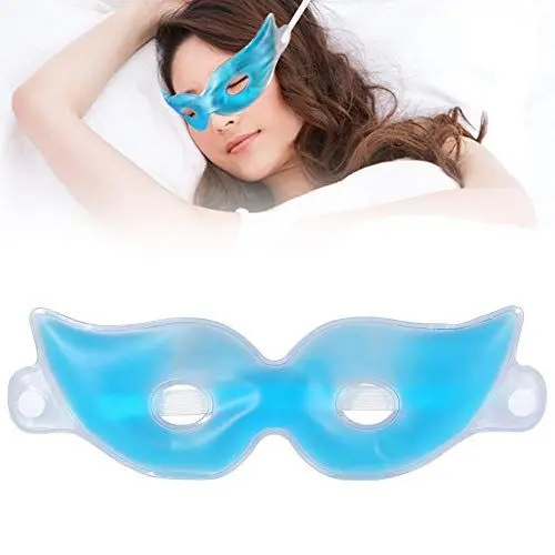 Produktbild: Kühlend Augenmaske Kühlmaske Gel Kühlpads für Migräne, Kühlpack Gel Augenmaske Kompresse Kühlkissen kühl warm Gelmaske Kühlbrille Die Augen, Trockene Augen und Kopfweh