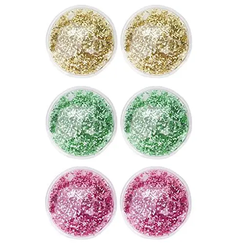 Produktbild: Kühlende Augenmaske, Cold Gel Compress Pack für Geschwollene Augen, Ice Heat Gel Cold Pack Zur Schmerzlinderung, Hot/Cold Eye Mask Ice Relax & Massage Augenmaske(Gold)