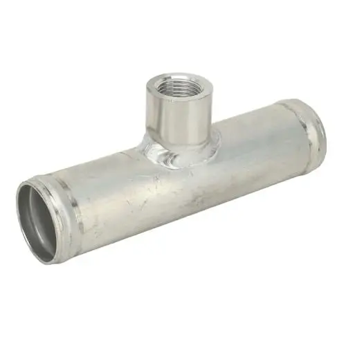 Produktbild: Kühlerschlauch-Sensor-T-Stück, Inline-Kühlerschlauch-Temperatursensor, Stabile Verbindung, 150 Mm Lang, Aluminiumlegierung, 0,7 Zoll Sensorloch