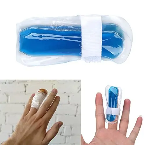 Produktbild: Brrnoo Kühlpads Roll on Kalt Gelkompresse kühlkompresse für Finger Einstellbare Kühlkissen Kalt Warm Kompresse für Finger Schmerzen 8 cm