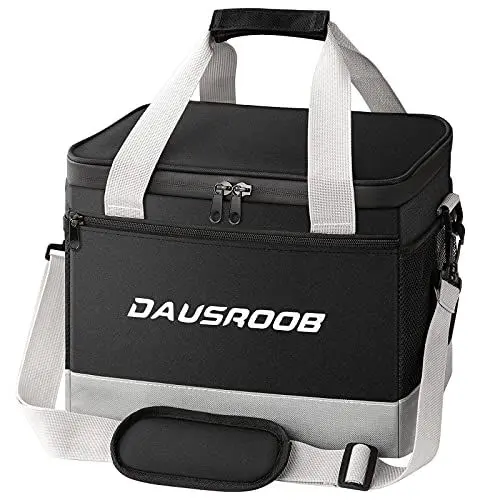 Produktbild: Kühltasche Klein 17L/32L Thermotasche Picknicktasche, Auslaufsichere Faltbare Tragbare Lunchtasche mit Verstellbarem Schultergurt für Büro, Camping, Picknick, Wanderung, Strandparty