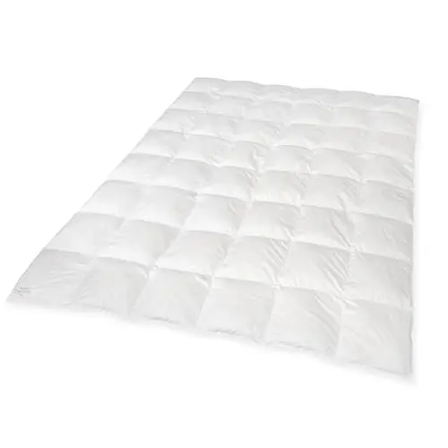 Produktbild: Künsemüller Faserbettdecke Exclusiv - Daunen-Feeling durch Sensofill Fasertechnologie - 100% Baumwolle Bezug, Waschbar & Allergikerfreundlich | normal | 135x200cm
