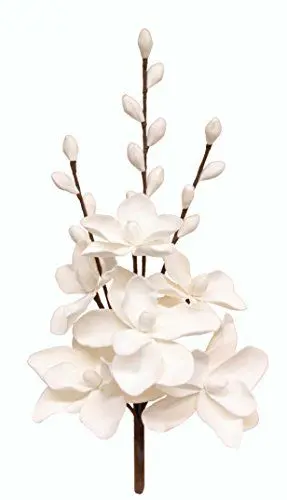Produktbild: Künstliche Blume Magnolie aus Blush-Schaumstoff Blumenarrangement Kunstblume Strauß Hochzeitssträuße Hochzeit Brautstrauß Tischdeko Party Dekorationen Hochzeitsdeko Einzelblume Stielblume Seidenblume