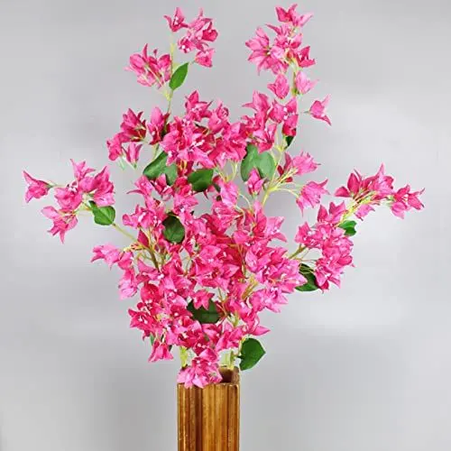 Produktbild: Künstliche Pflaumenblütenzweige, 47,2-Zoll-Simulations-Seiden-Kirschblüten-Blumenstrauß, Frühlings-Faux-Pflaumenbaum-Langstiel-Fälschungs-Blumenarrangement für Zuhause, Party, Hochzeit, Innen- und Auß