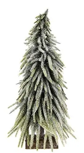 Produktbild: Flair Flower Kunsttanne Mini-Christbaum 30 cm Weiß, Kunstschnee, Stand, Winter, Weihnachten