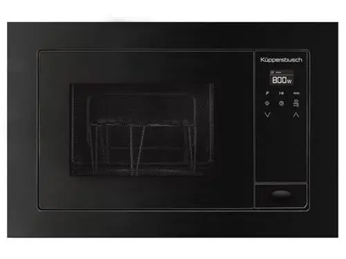 Produktbild: Küppersbusch M6120.0S Einbau-Mikrowelle, Glas/Metall, Schwarz