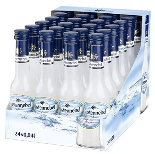 Produktbild: Küstennebel | Sternanis | 24 x 40 ml | beliebteste deutsche Anisspirituose | sympathischer Klassiker | Ideal als Aperitif | 21,8 % vol. | beliebte Anis Spirituose