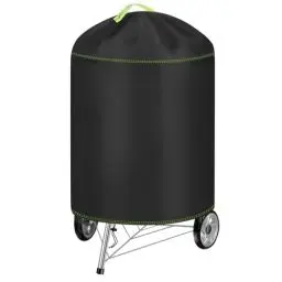 Produktbild: Kugelgrill Abdeckung, VDISRR Wetterfest Kugelgrill Abdeckhaube, 420D Oxford Holzkohlegrill Abdeckplane, Ø63x88cm, Wasserdicht, Reißfest, UV, Schutz Grill vor Verblassen, Rost und Schimmel