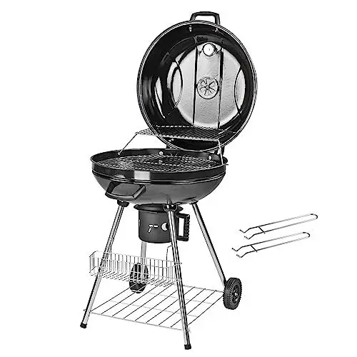 Produktbild: Kugelgrill Grillwagen Grill Barbecue BBQ Standgrill Profi Grillrost Ø 54 cm