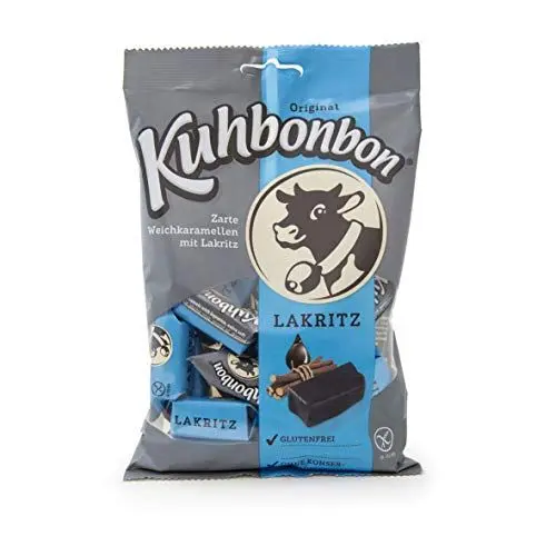 Produktbild: Kuhbonbon Lakritz, 200 g