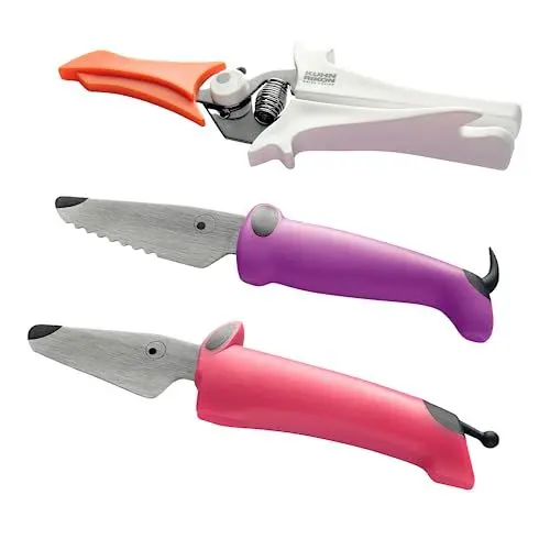 Produktbild: KUHN RIKON 21271 fuchsia/violett/weiss Set 3-teilig, Edelstahl, Violett & Fuchsia, 4 x 19 x 26 cm