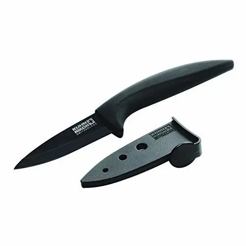 Produktbild: KUHN RIKON 22240 Messer Keramikmesser Gemüsemesser Design Line Keramik Rüstmesser 7cm m. Klingenschutz