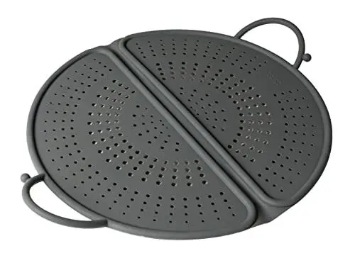 Produktbild: KUHN RIKON Spritzschutz faltbar aus Silikon grau Ø 30 cm, Ofentauglich bis 230 °C