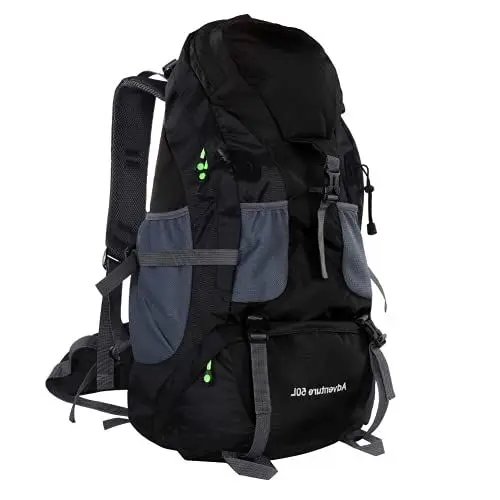 Produktbild: KUIDAMOS Sportrucksack, extrem bequemer Outdoor-Reise-Wanderrucksack zum Klettern zum Wandern zum Radfahren(Schwarz)