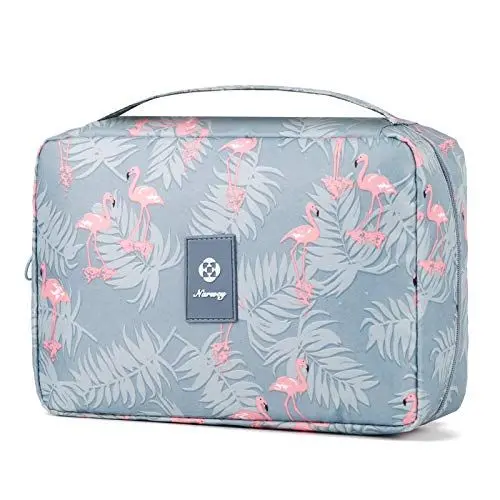 Produktbild: Kulturtasche Damen - Kulturtasche Zum Aufhängen, Kulturbeutel für Damen & Herren Kosmetiktasche - Waschtasche (Flamingo)
