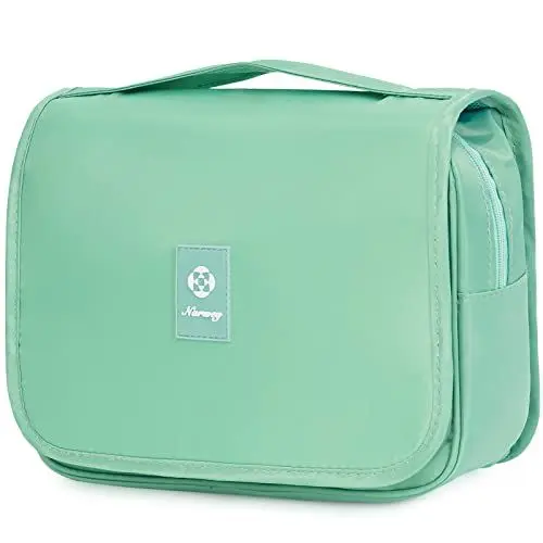 Produktbild: Kulturtasche Damen Gross - Kulturtasche Zum Aufhängen, Kulturbeutel für Damen & Herren Kosmetiktasche - Waschtasche （Grüne）