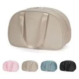 Produktbild: Kulturtasche Damen Kulturbeutel Kosmetiktasche Volle Größe Waschtasche Make up Tasche Organizer für Kinder and Frauen (Hellbraun)