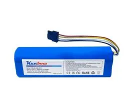 Produktbild: Kunbow 5200mAh Li-ion akku,Ersatzakku für Xiaomi Roborock S5,S6,S7, S50,S51,S60,S55,S65,S70,S75 Roboter, für Dreame F9,D9,D10,L10 Pro,L10 Pro Plus,D10s Staubsauger.(14.4V/74.88Wh)