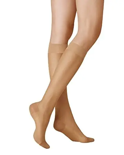 Produktbild: KUNERT Damen Kniestrümpfe Glatt & Softig 20 hautfreundlich 20 DEN Cashmere 0540 35-38