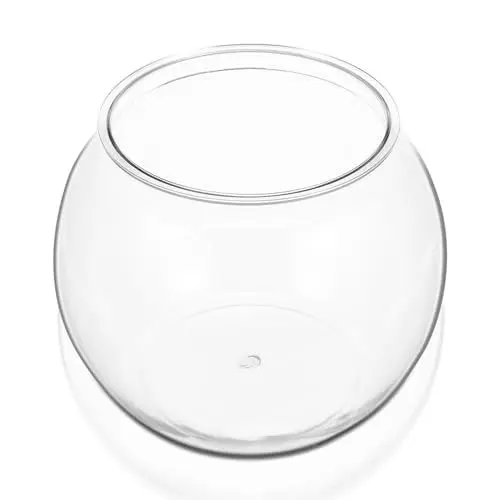 Produktbild: Kunststoff Fischglas Rundes Aquarium Fischschale Kugelaquarium Fischtank Aquarium Klare Vase Topf Transparentes Goldfischglas Aquarium-Blasenschale