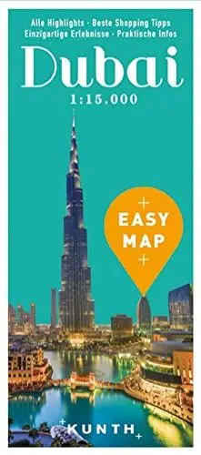Produktbild: KUNTH EASY MAP Dubai 1:15.000: 1:15.000/1:100.000