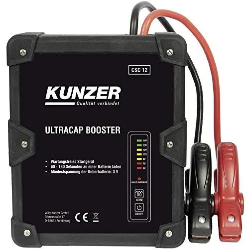 Produktbild: Kunzer wartungsfreie Starthilfe 24 V mit Ultrakondensatortechnik