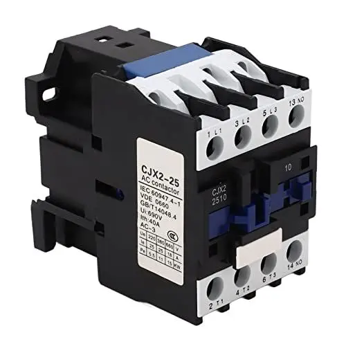 Produktbild: Kupferspule AC Schütz 3P Motorschütz Schließer Leistungsschütz Spule Klimaanlage Schütz 380V 25A