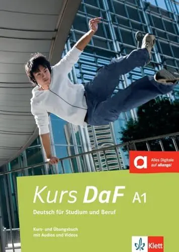 Produktbild: Kurs DaF A1: Kurs- und Übungsbuch mit Audios und Videos (Kurs DaF: Deutsch für Studium und Beruf)