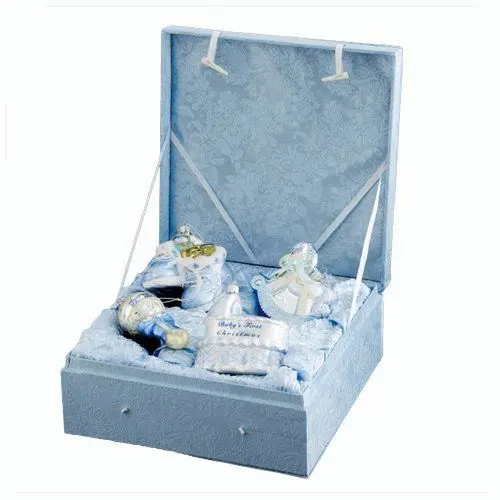 Produktbild: Kurt S. Adler Kurt Adler NB0017B Noble Gems Christbaumschmuck für kleine Jungs, 4-teiliges Set