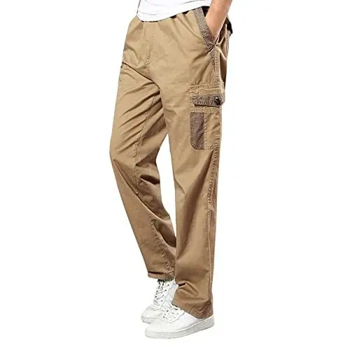 Produktbild: Kurze Hosen Herren Stretch Retro-modetrend-Motorrad-ledershorts Jogginghose Herren lang mischgewebe Cargohose Men schwarz Cargo Hosen für Herren modern Jogginghose Herren XXL lang