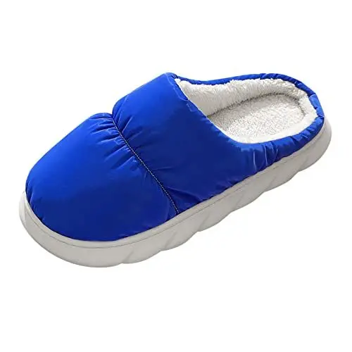 Produktbild: Kuschelige Hausschuhe Weihnachten Damen Plüsch Pantoffeln Orthopädische Schlappen Winter Wärme Memory Foam Pantoffeln Bequem Plüsch rutschfeste Leicht Slippers Indoor