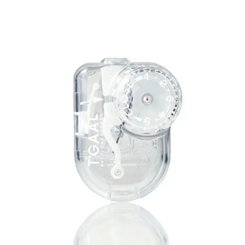 Produktbild: Kutsuwa Hi LiNE T'GAAL Bleistiftspitzer, Winkel, verstellbar, transparent (RS028CL)