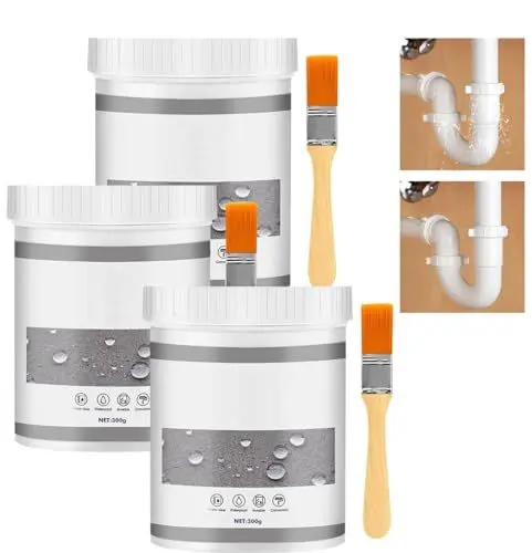 Produktbild: KUWUNG 900g Transparenter Wasserdichter Beschichtungsmittel, Invisible Waterproof Agent, Transparent Waterproof Agent, Wasserdichte Isolierversiegelung für Badezimmer, Toilette, Fliesen, Wände