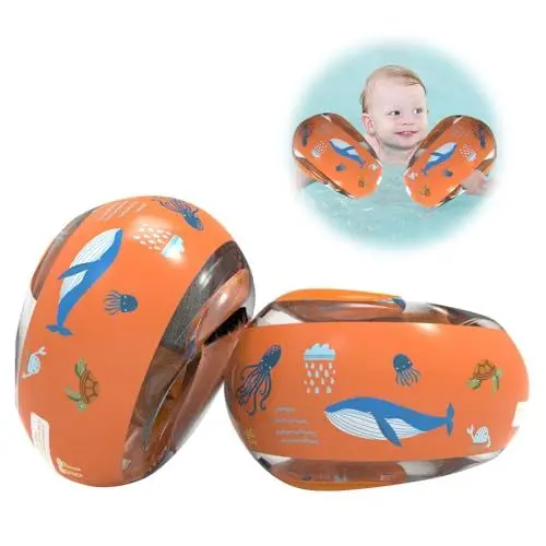 Produktbild: KUWUNG Schwimmflügel Kinder 3-6 Jahre, Schwimmhilfe Baby ab 1 Jahr, Schwimmflügel ab 1 Jahr, Schwimmhilfe Kinder 3-6 Jahre, Schwimmflügel 2 Jahre Mit 3 Unabhängigen Airbags