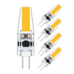 Produktbild: kuyamilay G4 Led Warmweiss,G4 12V Warmweiß 3W LED Leuchtmittel, Replaces 20W 25w Halogen Bulbs,AC/DC 12-24V LED Lampen,AC 12V G4 Led Stiftsocked 4er Pack