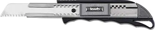Produktbild: KWB Cuttermesser mit Japansäge 17118 (Autolock-Funktion, auch für handelsübliche 18 mm Klingen, Edelstahl Klingenführung), Japan
