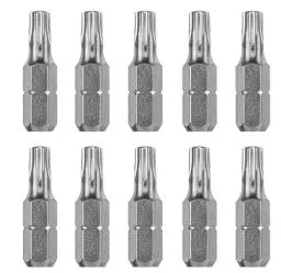 Produktbild: kwb 10er Torx 20 Industrial Steel Bit-Set, 25 mm Bits, 1/4'' Außensechskant, Schraubendreherbits set