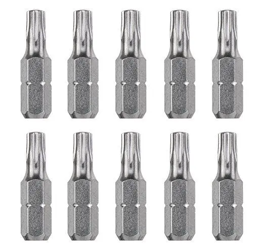 Produktbild: kwb 10er Torx 20 Industrial Steel Bit-Set, 25 mm Bits, 1/4'' Außensechskant, Schraubendreherbits set