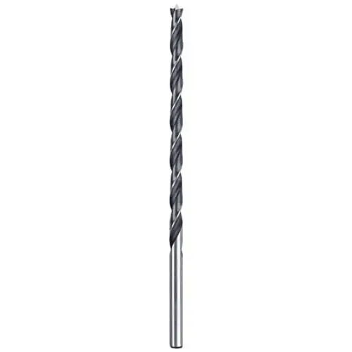 Produktbild: kwb Balkenbohrer Ø 10 mm x 250 mm in Industriequalität, extra lang mit 1-Fasen Spiralform für präzise Bohrungen