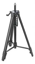 Produktbild: kwb Bau-Stativ 155 cm hoch - Höhenverstellbar mit Kamera-Adapter - Vielseitig einsetzbar für Laser-Messgeräte