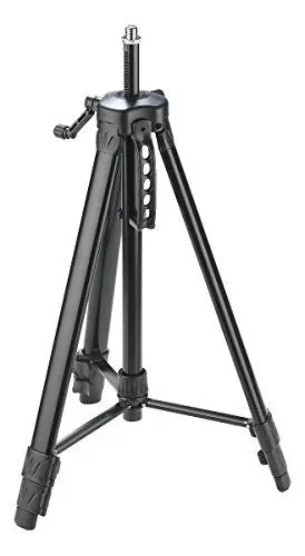Produktbild: kwb Bau-Stativ 155 cm hoch - Höhenverstellbar mit Kamera-Adapter - Vielseitig einsetzbar für Laser-Messgeräte