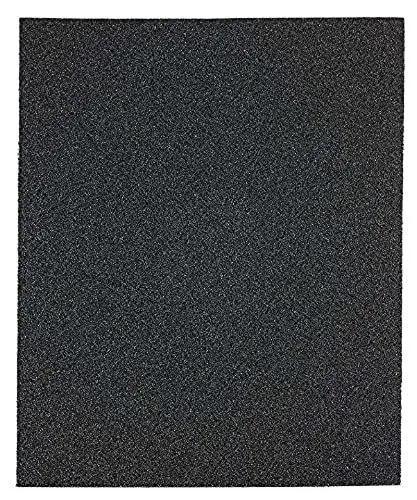 Produktbild: kwb Blauköper-Schleifpapierbogen 230x280 mm aus Korund mit Körnung 180, hochwertiger Verleimung und flexiblem Leinengewebe für den mittelfeinen Schliff von Metall und Stahl