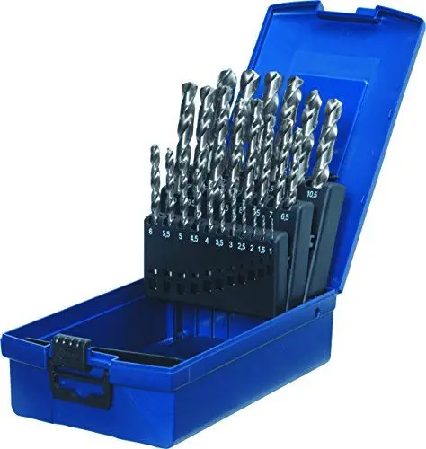 Produktbild: kwb HSS-G Metallbohrer-Satz 25-teilig - Universal-Bohrer Set 1-13 mm, HSS - Bohrer-Set für Metall, Stahl, Eisen u.v.m. - Silver-Star Serie