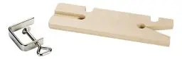 Produktbild: kwb Holz-Laubsägetisch mit Zwinge 4 mm, für Holzsägen und Laubsägebogen, 210 mm, Bügeltiefe 320 mm, Gewicht 168 Gramm, Klingenlänge 320 mm, Schnittwinkel 90 Grad