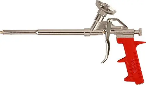 Produktbild: kwb PU-Bauschaumpistole aus Metall - Profi-Dosierpistole für Bauschaum Dosen - Mit ergonomischem Kunststoffgriff