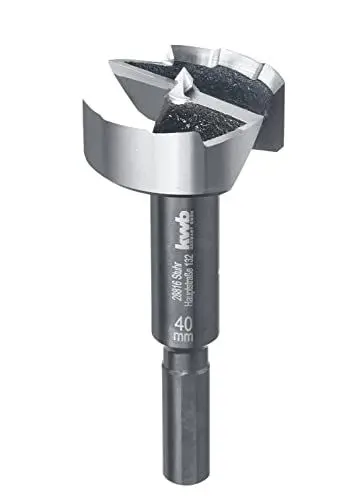 Produktbild: kwb SPEED Forstnerbohrer ø 40 mm aus vergütetem Spezialstahl mit präzisem Wellenschliff, Zentrierspitze, optimal geschärften sowie gehärteten Schneiden und polierter Oberfläche
