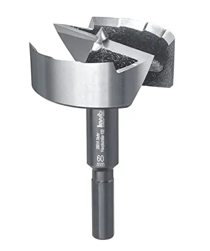 Produktbild: kwb SPEED Forstnerbohrer ø 60 mm aus vergütetem Spezialstahl mit präzisem Wellenschliff, Zentrierspitze, optimal geschärften sowie gehärteten Schneiden und polierter Oberfläche